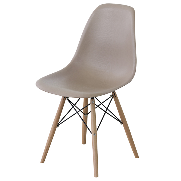 シェルチェア/CLM-794BR/ブラウン/80040