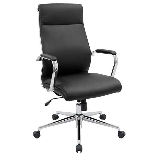 ビジネスチェアDC/ハイバック/肘付/DC-2035H-BK/ブラック/416391