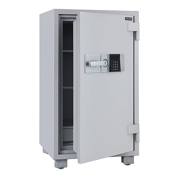 耐火金庫/テンキータイプ/耐火2時間/耐工具15分/A4用紙収納可能/137リットル/FRCF-270E/幅610×奥行631×高さ1110mm/グレー/FRCFシリーズ/1001830