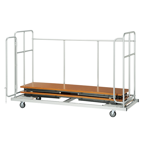 折り畳みテーブル用台車/UMTシリーズ専用/D450~600対応/10台積載可能/FTC-4560/幅2010×奥行760×高さ1300mm/UMTシリーズ/1001915
