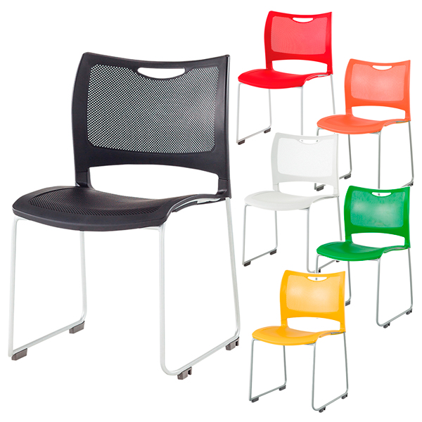 スタッキングチェアMCM/IR-MCMKT-□/6色/53697