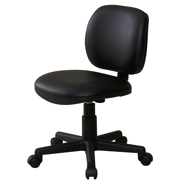 オフィスチェア/肘無/K-933/ブラック/1002129