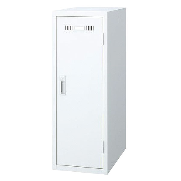 パーソナルミニロッカー/シリンダー錠/LKP-W1-S/幅317×奥行515×高さ896mm/ホワイト/LKPシリーズ/88552