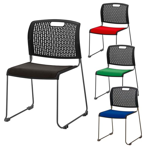 スタッキングチェアレオ/LO-LE1662F-□/4色/186912