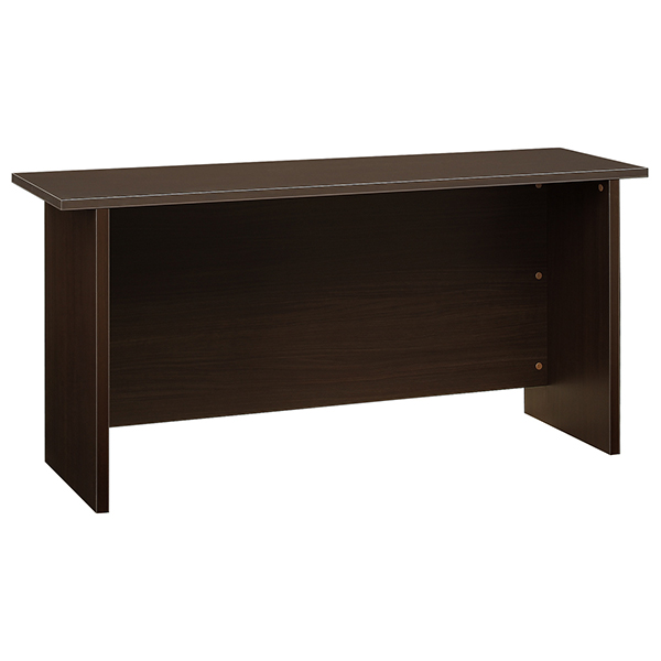 役員用サイドデスク/MKG-1544SD/幅1500×奥行445×高さ714mm/ダークブラウン/エクティーシリーズ/982970