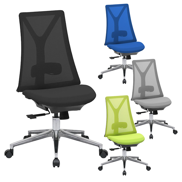 メッシュチェアNBN/肘無/NBN-0673-□/4色/NBNシリーズ/416489