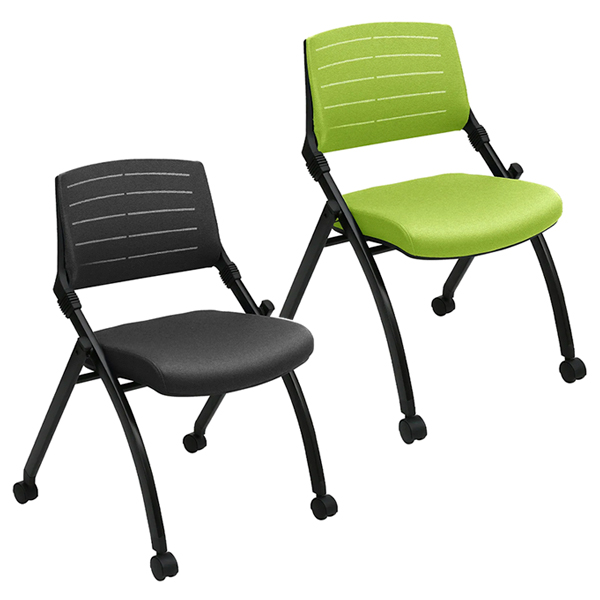 平行スタッキングチェアNM/メモ台なし/NM-8108-□/2色/NMシリーズ/416477