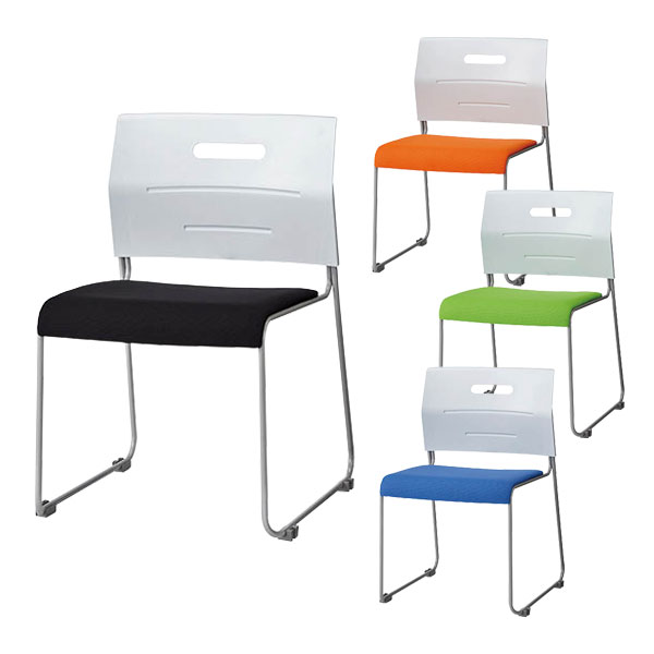 スタッキングチェア/座面布張タイプ/PMI-430/4色/PMIシリーズ/1001890