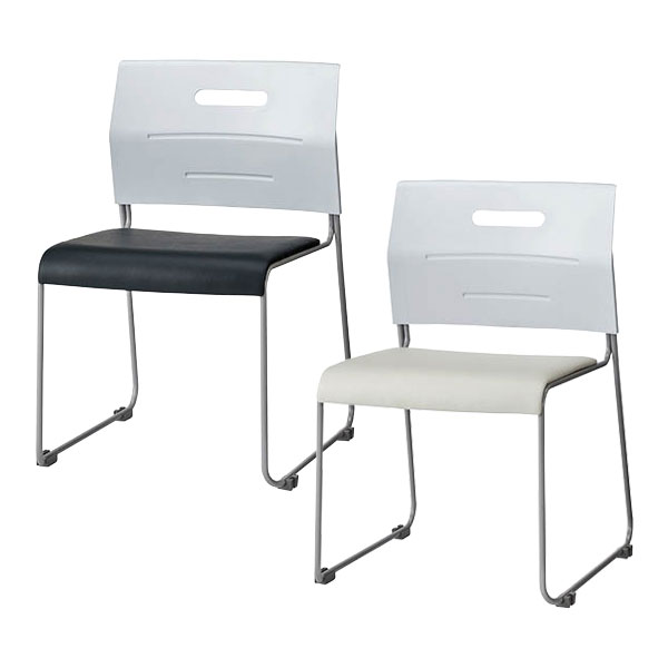 スタッキングチェア/座面PVCタイプ/PMI-P430/2色/PMIシリーズ/1001892