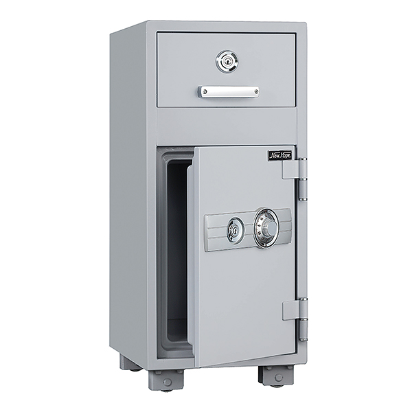 【東京都23区限定発送】【投入式】耐火金庫/ダイヤル錠/耐火1時間/25リットル/TICF-100ND/幅346×奥行470×高さ780mm/グレー/TICFシリーズ/1001833