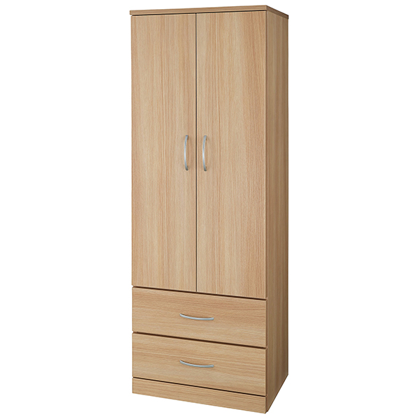 福祉施設向けワードローブ/引出付/UFW-2WH2/幅600×奥行420×高さ1680mm/1000920