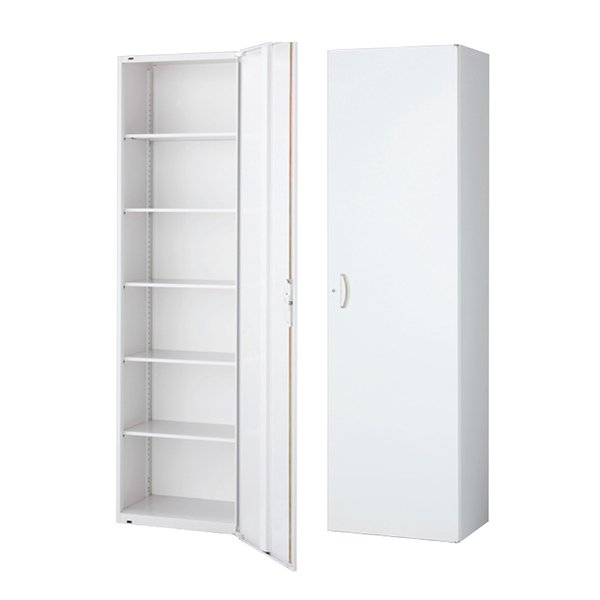 スキマ書庫/片開き書庫/内筒交換錠/下置用/RW45-21H60/幅600×奥行450×高さ2100/ホワイト/クウォールRWシリーズ/58926