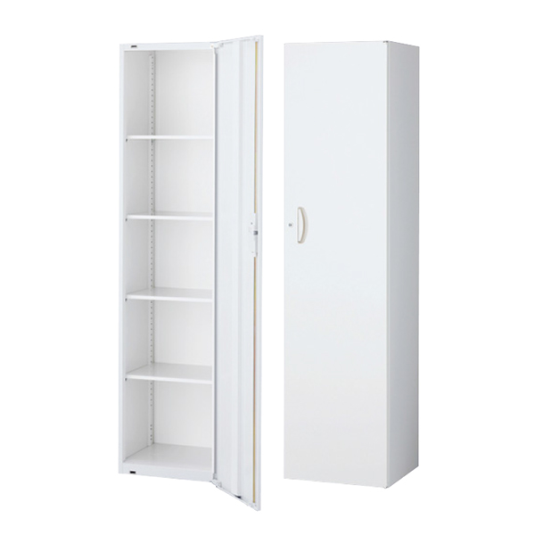 スキマ書庫/片開き書庫/内筒交換錠/下置用/RW5-18H45/幅450×奥行500×高さ1800/ホワイト/クウォールRWシリーズ/62570