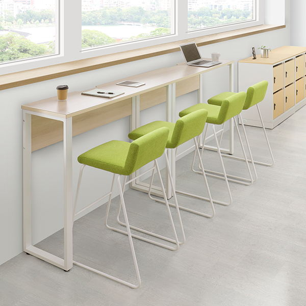 スタンディングデスク/ハイデスク/ALT-1204HD-□/幅1200×奥行400