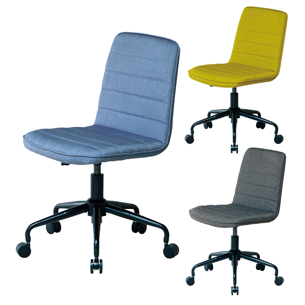 オフィスチェア/肘無/ASO-OC1-□/3色/1002128