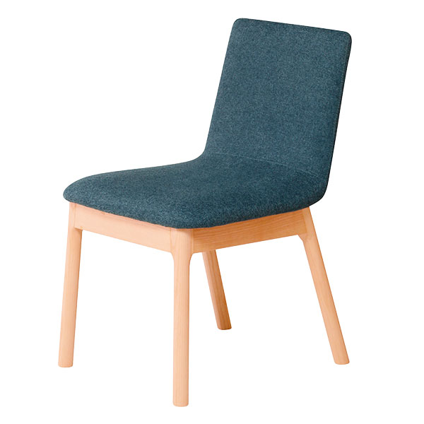 【受注生産】木製チェア/ASO-WC1-BL/ブルー/1002173