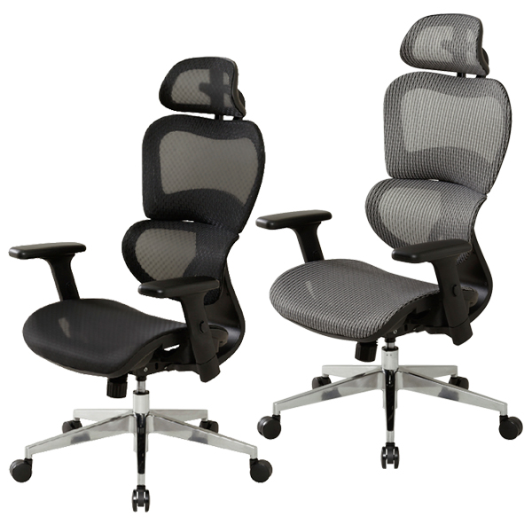 オフィスチェア/オールメッシュ/肘付/CKS2-□/2色/1002106