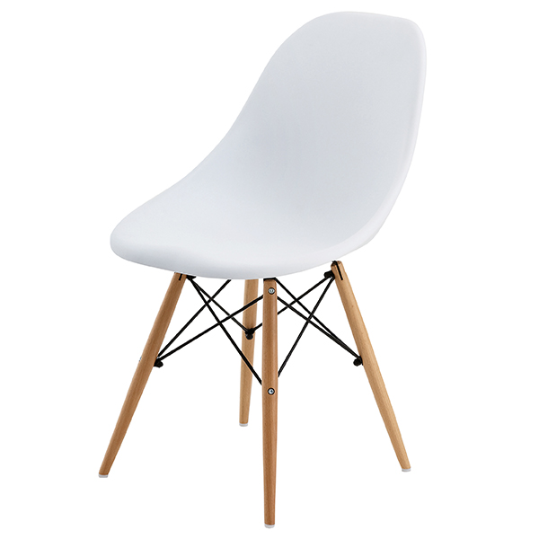 シェルチェア/CLM-793CWH/ホワイト/80062