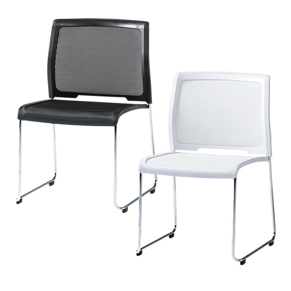 【受注生産】スタッキングチェア/背メッシュ/CSS-113/2色/CSSシリーズ/1001900