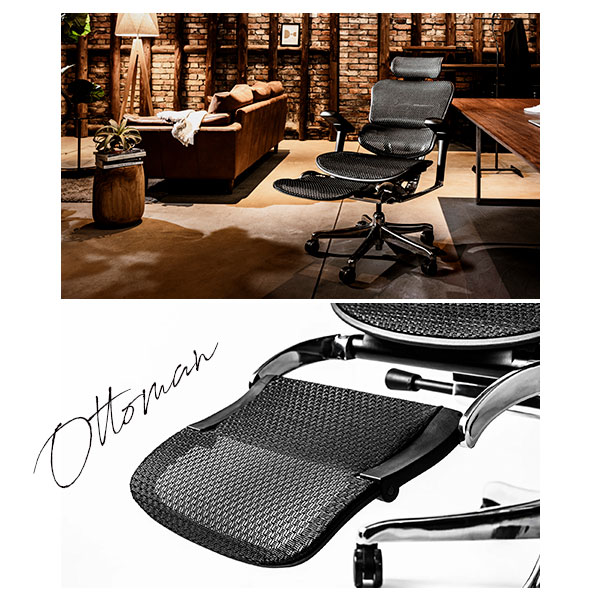 デスクチェア ergohuman PRO OTTOMAN EHP-LPL KM-14 エルゴヒューマン