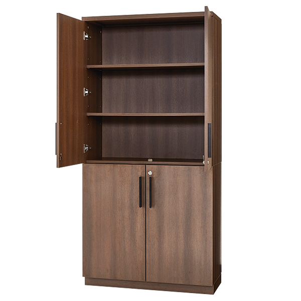 役員用家具/木製キャビネット/上段木扉/FMS-CW1850/幅900×奥行