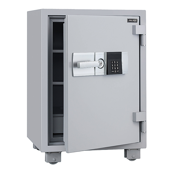 耐火金庫/テンキータイプ/耐火90分/A4用紙収納可能/93リットル/FRCF-180E/幅580×奥行561×高さ850mm/グレー/FRCFシリーズ/1001826
