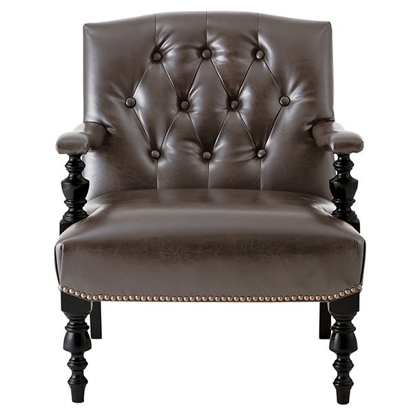 アームチェア/IWM-541LBR/ブラウン/80025