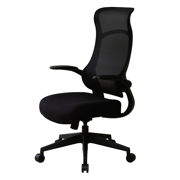 メッシュチェア/肘付/アームアップ機能/LM2/ブラック/1002116