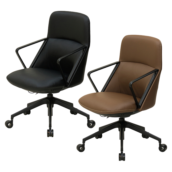 マネージメントチェア/肘付/PUレザー/MG-210-□/2色/MGシリーズ/1002138