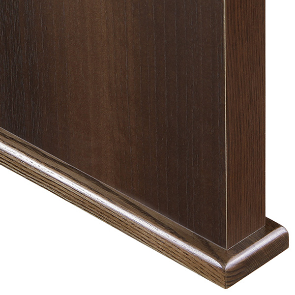 役員用平デスク/MKV-1675DH/幅1600×奥行750高さ720mm/ダークブラウン