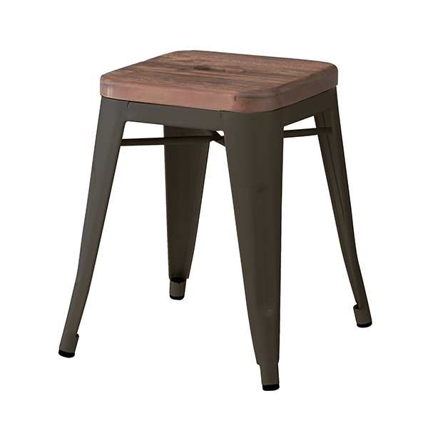 アラン スツール/PCM-134BK/ブラック/80037