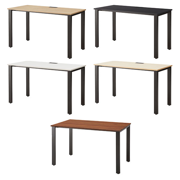 片面デスク/基本セット/コードホール付き/REV-□1460-□□/幅1400×奥行