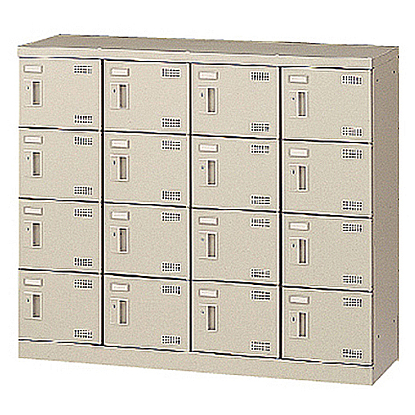 シューズボックス/2列6段12人用/錠付/SLB-212-□/幅600×奥行350×高さ