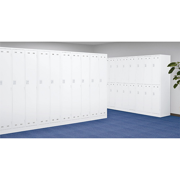 4段8人用ロッカー/鍵付/SLDW-8W-□/幅900×奥行515×高さ1790mm