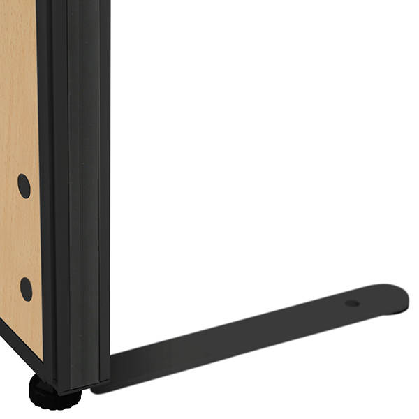123専用 単品購入不可】片面安定脚/フラットタイプ/ローパーティション/Z