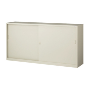 引き違い書庫/スチール戸/G-63SS/幅1760×奥行400×高さ880mm/ニューグレー/Gシリーズ/1102