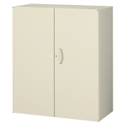 両開き書庫/上下兼用/内筒交換錠/RG45-10H/幅900×奥行450×高さ1050mm/ニューグレー/クウォールRGシリーズ/58806