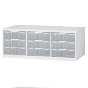 書庫内プラスチックキャビネット/RW-B4PL/幅856×奥行400×高さ318/ホワイト/クウォールRWシリーズ/62592