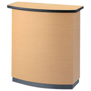 【受注生産】インフォメーションカウンター/無人用/CIF-NSRPM/幅870×奥行425×高さ950mm/木目シート張り/CIFシリーズ/4960