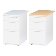 スチール脇机/3段/LDC-WD3-□/幅400×奥行700×高さ700mm/天板2色/【KOE】LDCシリーズ/1002099