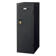 パーソナルミニロッカー/南京錠用/LKP-K1-N/幅317×奥行515×高さ896mm/ブラック/LKPシリーズ/88565