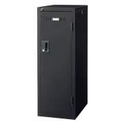 パーソナルミニロッカー/内筒交換錠/LKP-K1-T/幅317×奥行515×高さ896mm/ブラック/LKPシリーズ/88564