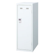パーソナルミニロッカー/ボタン錠/LKP-W1-B/幅317×奥行515×高さ896mm/ホワイト/LKPシリーズ/88560