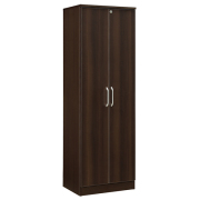 役員用ワードローブ/MKG-0618LC/幅600×奥行470×高さ1820mm/ダークブラウン/エクティーシリーズ/982971