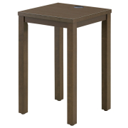 応接家具/電話台/MKLT-4545TS-DB/幅445×奥行445×高さ700mm/ダークブラウン/レクトシリーズ/418045