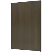 ローパーティション/メラミンタイプ/ブラックフレーム/PW1218-B-DB/高さ1800×幅1200mm/ダークブラウン/Zシリーズ/269630