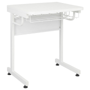 研修・学習用デスク/SD-6050-WH/幅600×奥行500×高さ700mm/ホワイト/270128
