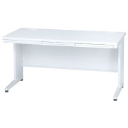 スチール平机/SIH-147C-WH/幅1400×奥行700×高さ700mm/天板ホワイト/SIHシリーズ/1001292