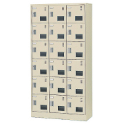 3列6段18人用/鍵付/アクリル窓付タイプSLC-18TW