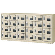 6列4段24人用/鍵付/アクリル窓付タイプSLC-24YW